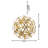 Menges 42-Light LED Modern Globe Chandelier-29552655
