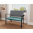 Newport Waiting Reception Loveseat Metal Frame-1897956046-1986148943