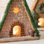 7" & 7" Christmas LED Cabin House Set of 2, Multicolor