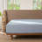 MooMee Fitted Sheet Only Extra Deep Pocket 100% Washed Cotton Linen Like Textured Lightweight Breathable-107672088-107672076