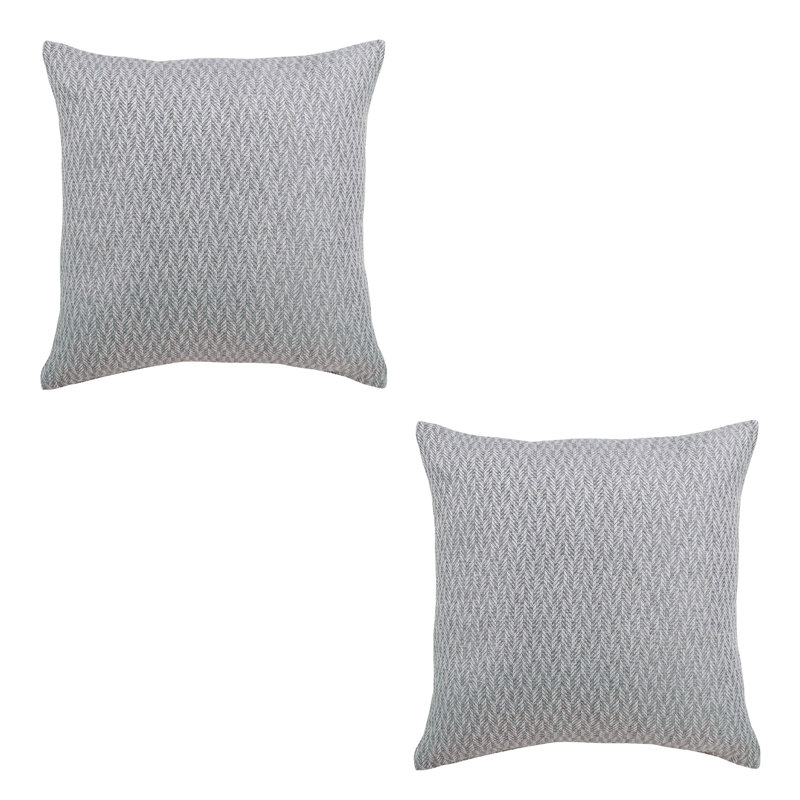 Rahina Square Cushion, Pale Grey