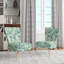 Chaise d'appoint rembourrée Oceanic Foliage Botanical