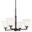 Lustre à quatre lumières Ellis Harper de Génération Lighting -1903473205-1900996796