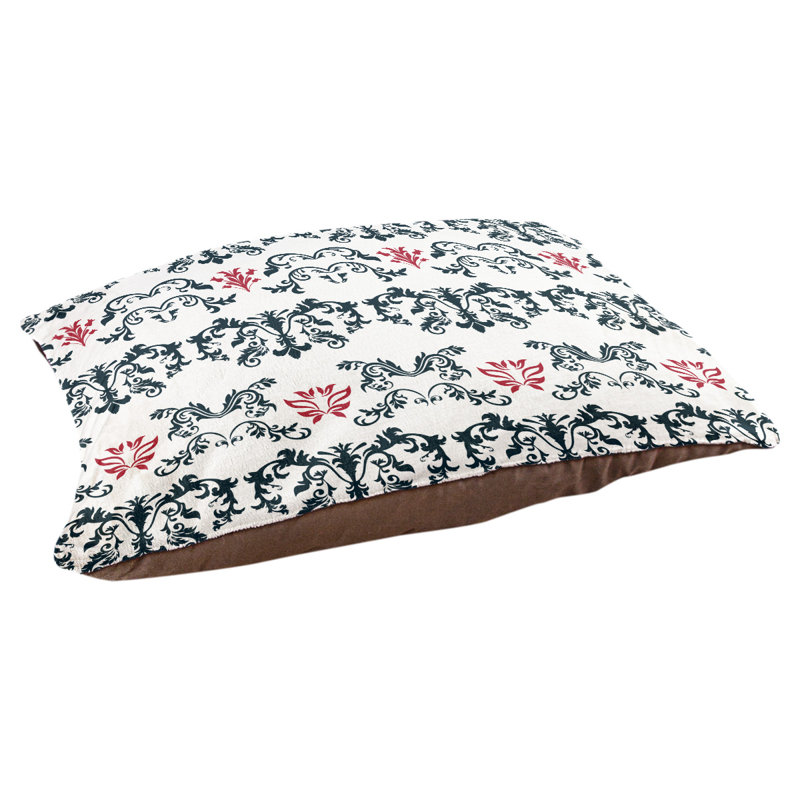 Lit pour chat Houston Houston, Taille moyenne - L 32,5 po x l 42,5 po, Blanc / noir / rouge / brun