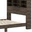 Ensemble de mobilier de chambre à coucher comprenant une base de lit avec tête de lit et 2 tables de chevet avec tiroirs et commode à 5 tiroirs-1867417437