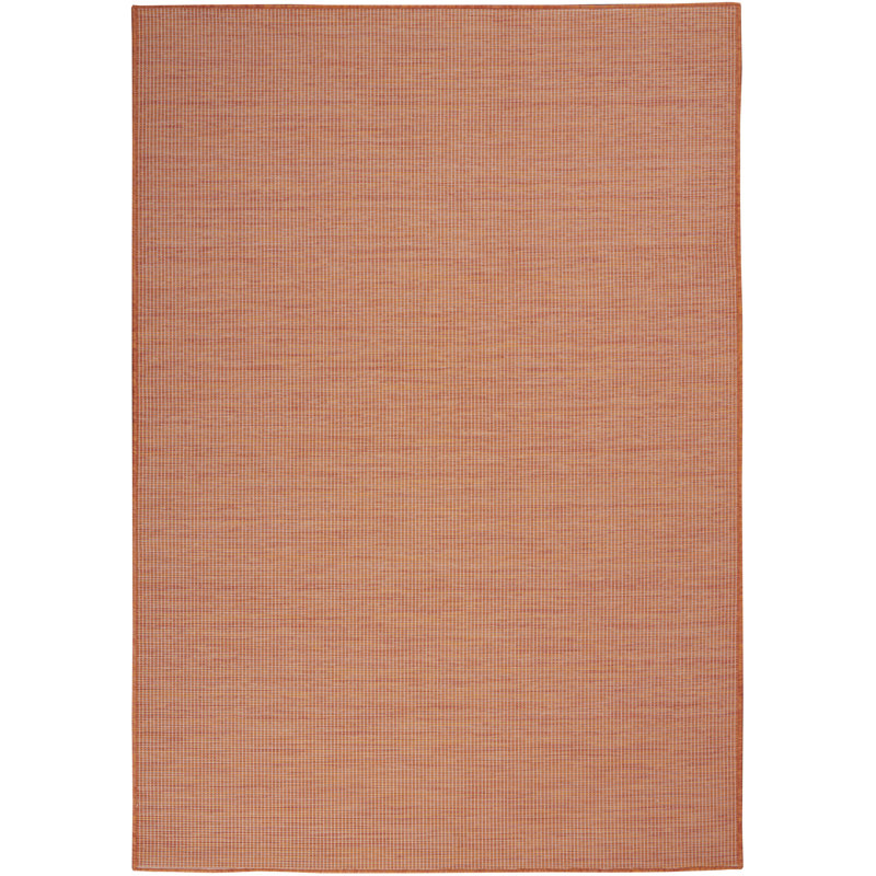 Tapis terre cuite moderne Agripina, Rectangle 4 pi x 6 pi