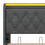 Lit rembourré, fonction DEL à 360 degrés, boutons / applications / télécommande, lit de rangement hydraulique avec charge USB Type-C-106954187-106954186
