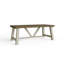 Brents Rectangular Trestle Base Dining Table Solid Reclaimed Pine 1.6m or 2m.-1959677641