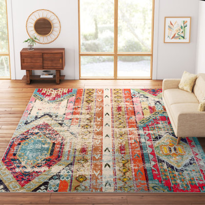 Newburyport Washable Geometric Indoor Rug