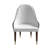 Simoneau Upholstered Leather Dining Chair With Rubberwood Frame And Legs With Gold Accents Simoneau Collection-106378370