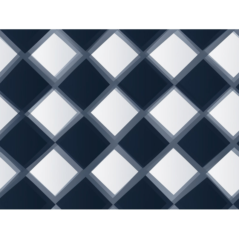 Machine Printed Comforter, King Comforter, Navy/Silver Argyle