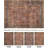 Machine Washable Non-Slip - Terracotta / Mustard Traditional Rug-1396978546