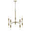 Lustre linéaire moderne 10 lumières spoutnik Peachey