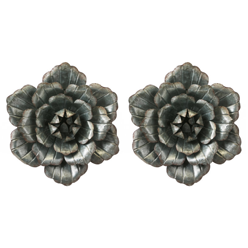 Farmhouse Plants & Flowers Wall Decor on Metal
