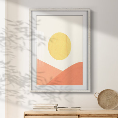 Simple Boho Sun II -Framed Print