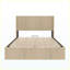Lit plateforme grand lit plateforme en bois massif chêne