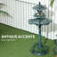 Plastic Pedestal@@Birdbath@@Column Birdbath