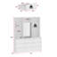 Armoire 9 tiroirs à 7 tiroirs avec grand miroir