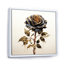 «Vintage Rosegold Elegance I», art mural rose-766000542-766000534