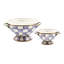 Violet Check Large Colander