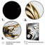 «Abstract Geode Marble Waves White I», reproduction sur toile-86805516-86805517