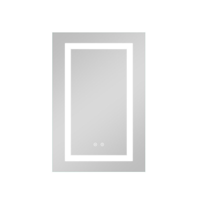 30" H Recessed or Surface LED Mirror Cabinet With Defogger And Adjustable Shelves, 30"H x 20"W x 4.63"D, Right