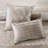 7 Piece Chenille Comforter - Taupe King Luxury Bed