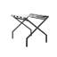 Porte-bagages pliable en métal Suba-27812904-27812903