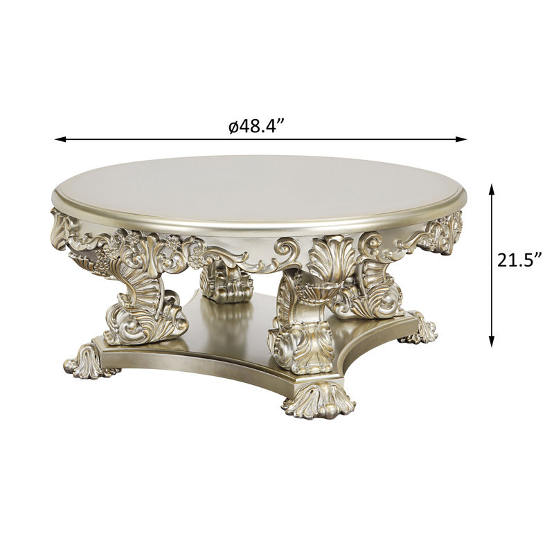 Table basse à tablette avec rangement