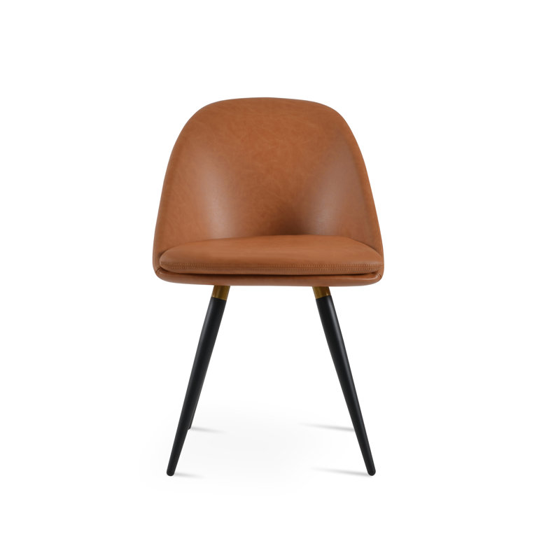 Chaise d'appoint Avanos Ana, Caramel