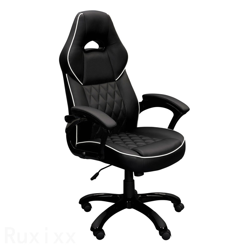 Fauteuil de direction noir à dossier haut