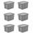 Plastic Storage Tote Container Bin with Lid