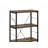 Bob Weathered Oak & Black Finish Bookshelf