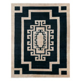 Jaipur Living Kyrenia CYP07 Handknotted Oriental Black Area Rug (8'x10')