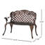 Banc de patio en aluminium