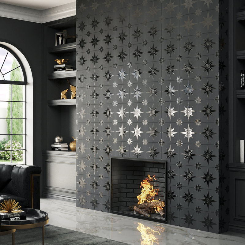 Carrelage mural en porcelaine 10 "x 10" Merella Tile