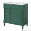 Meuble-lavabo de salle de bain autoportant 30 po avec lavabo et porte à fermeture douce-116858816