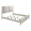 Lit avec DEL, boucle gris clair-1528947776