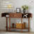 43.3'' Farmhouse Half Moon Console Table-1161319003