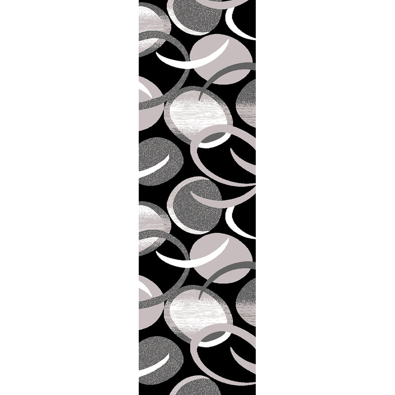 Mccampbell Performance Abstract Indoor Rug, Runner 2'2" x 7'4"