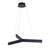 3-Light Black LED Chandelier With Acrylic Diffusers-29552673