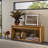 Novella Console Table-Natural Oak Veneer Thick Random