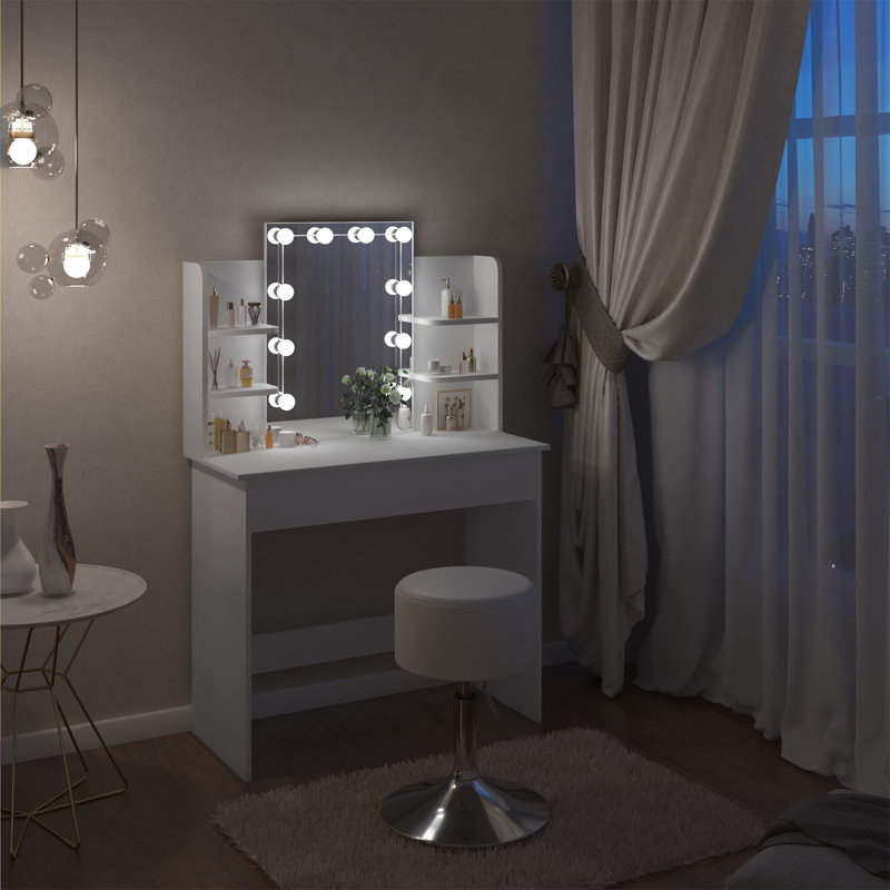Baysden Dressing Table with Mirror