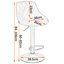 Paynter Swivel Upholstered Adjustable Height Bar Stool with Steel Frame-1363138825-1519342150
