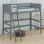 Lit mezzanine en bois avec échelle-1201506786