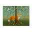 «Harrish Forest Animals Fox» sur toile par Christine Rotolo-1642191432