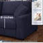 Canapé-lit modulaire surdimensionné en chenille de 91 po avec housse lavable en nuage avec repose-pieds et housse lavable-982929631