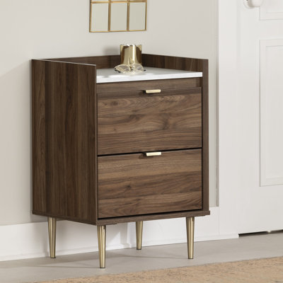 Hype 2 Drawer End Table with Storage