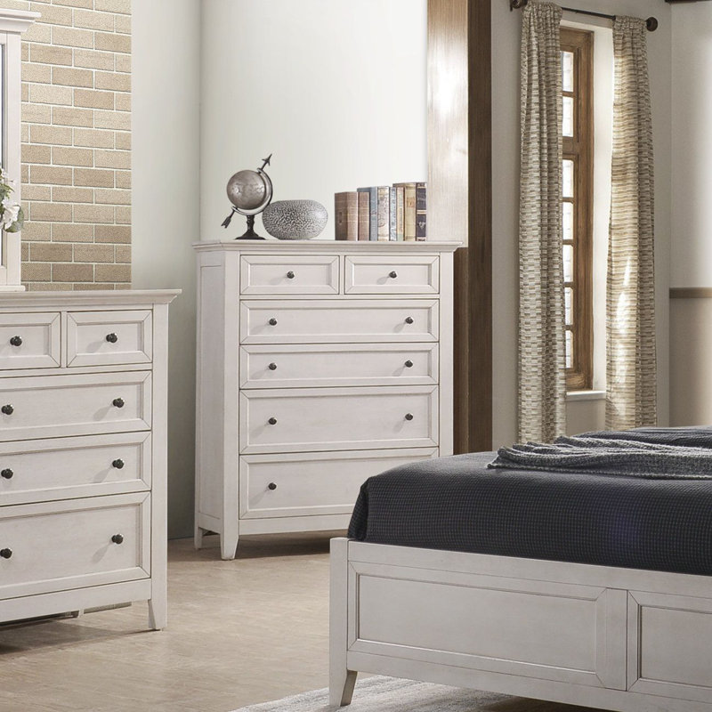 Jacon 6-Drawer Standard Chest, White