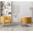 Mariantonietta Velvet Barrel Chair-914736372